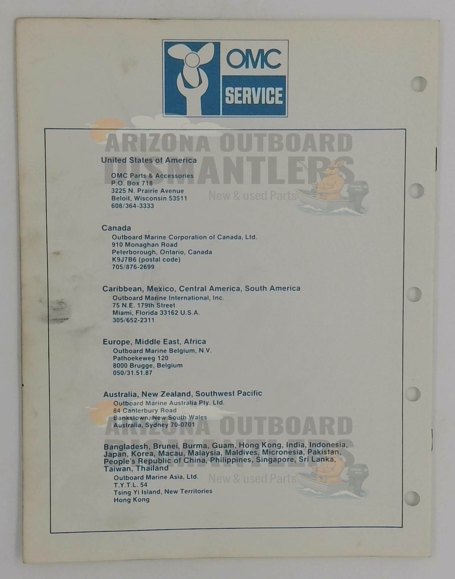 396187 – 40HP Models 1985 Parts Catalog – OMC - Image 3