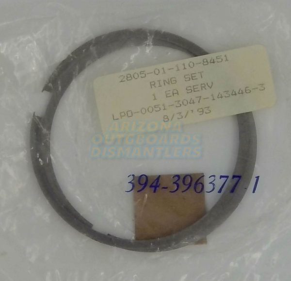 396377 NOS OMC Johnson Evinrude Piston Ring Set