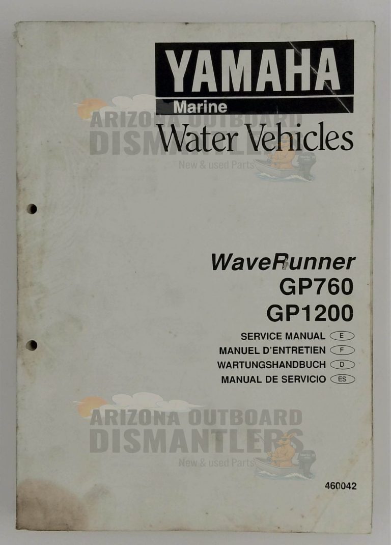 460042 Service Manual – Yamaha WaveRunner GP760/GP1200