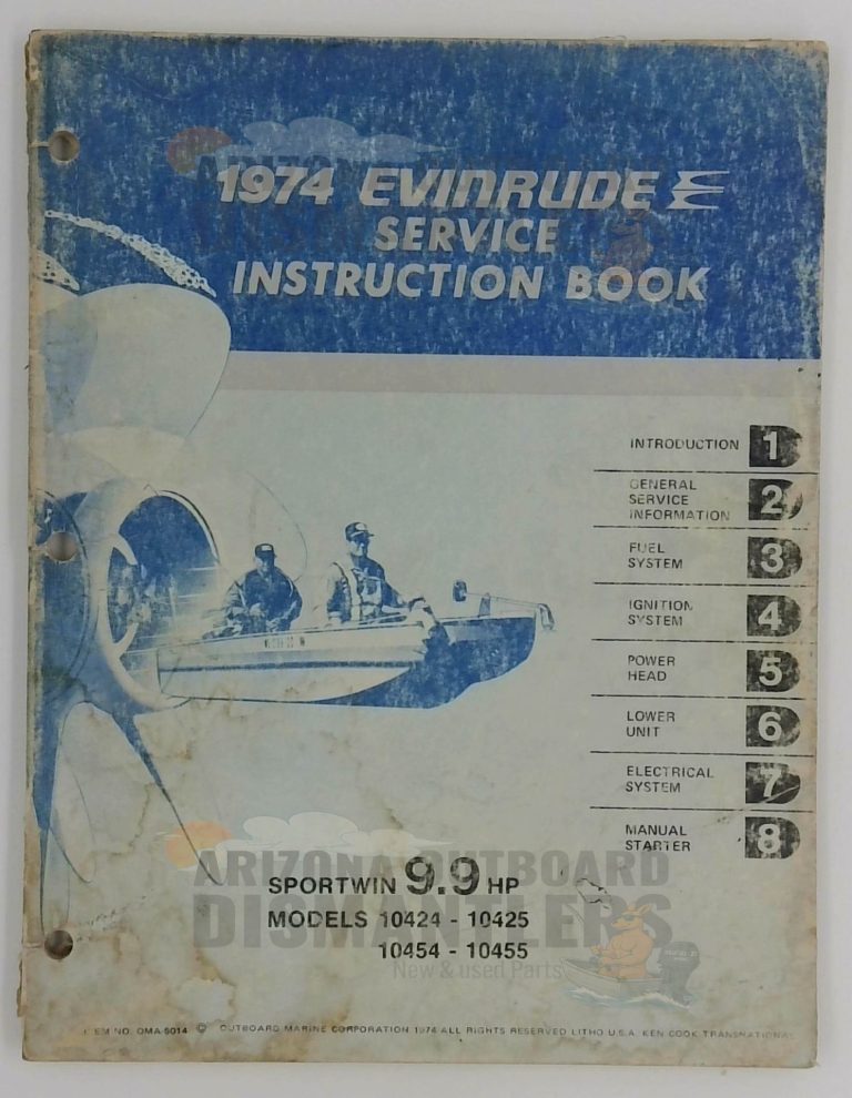 5014 – Evinrude 9.9HP Service Manual (1974 Sportwin Models)