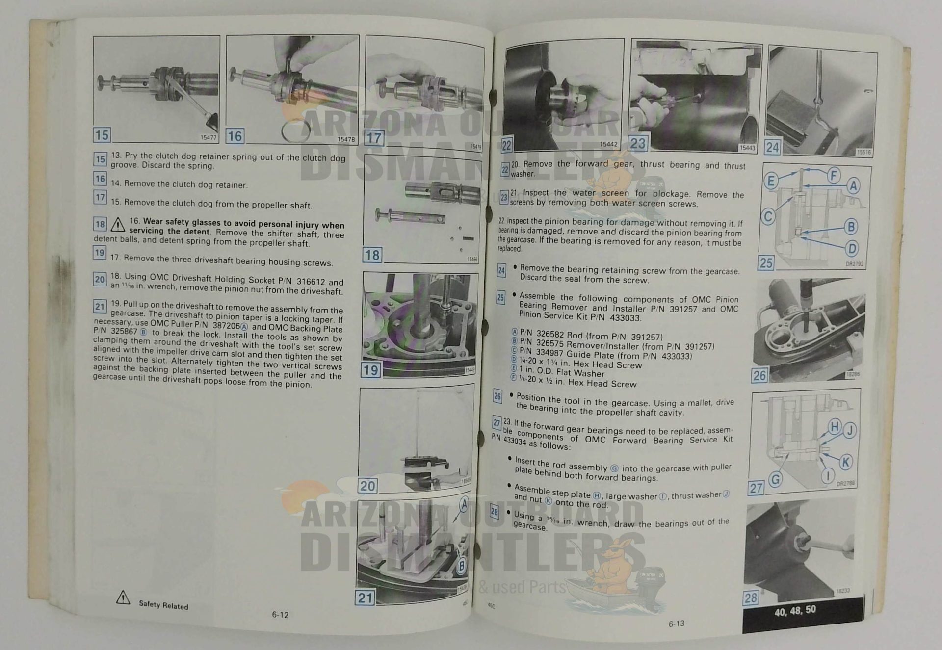 507947 – 40 Thru 55 1990 Service Manual – Johnson - Image 2