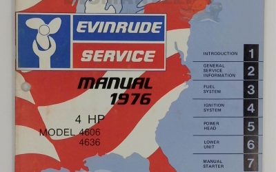 5186 Instruction Manual – 1976 Evinrude 4 HP (Models 4606 & 4636)