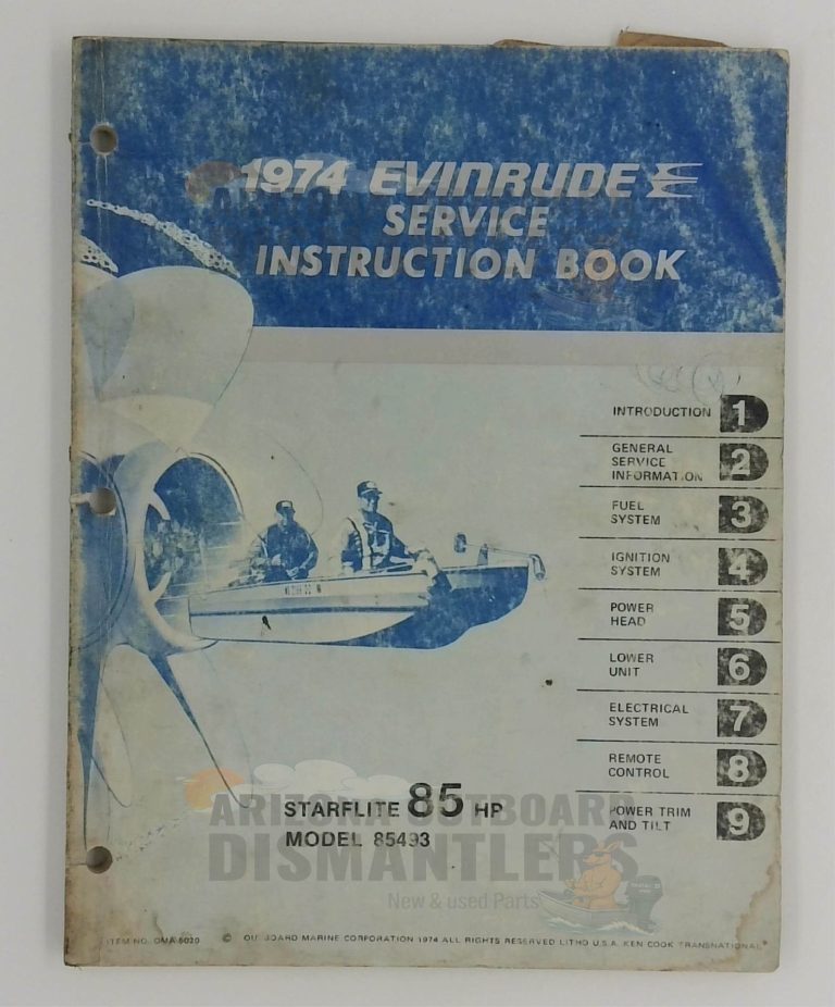 5188 – Evinrude Service Instruction Book (1976, 9.9HP)