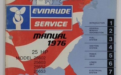 5189 Instruction Manual – 1976 Evinrude 15 HP (Models 15604, 15605, 15654 & 15655)
