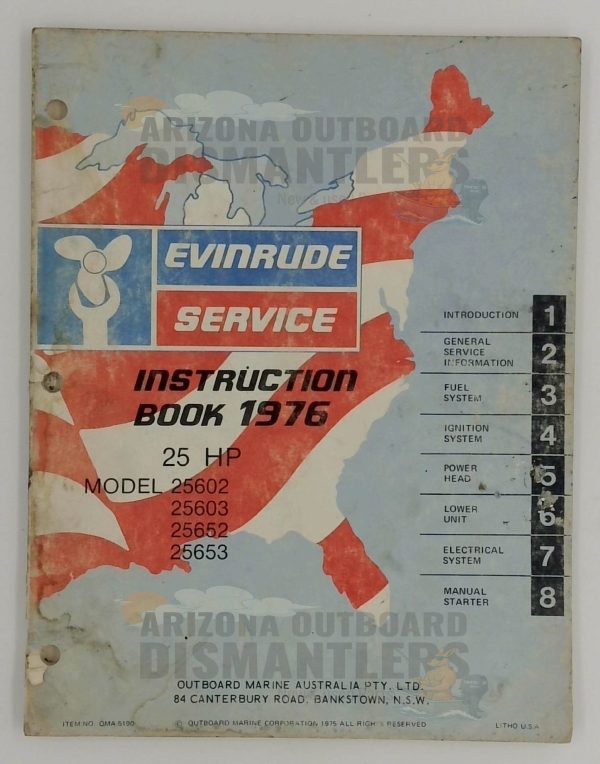 5190 – Evinrude 25HP Service Manual (1976)