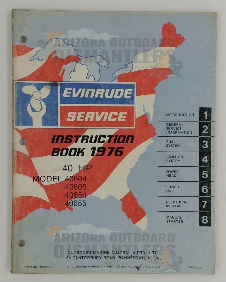 5192 – Evinrude 1976 40HP Service Manual