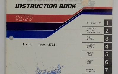 5302 Instruction Book – 1977 Evinrude 2 HP (Model 2702)