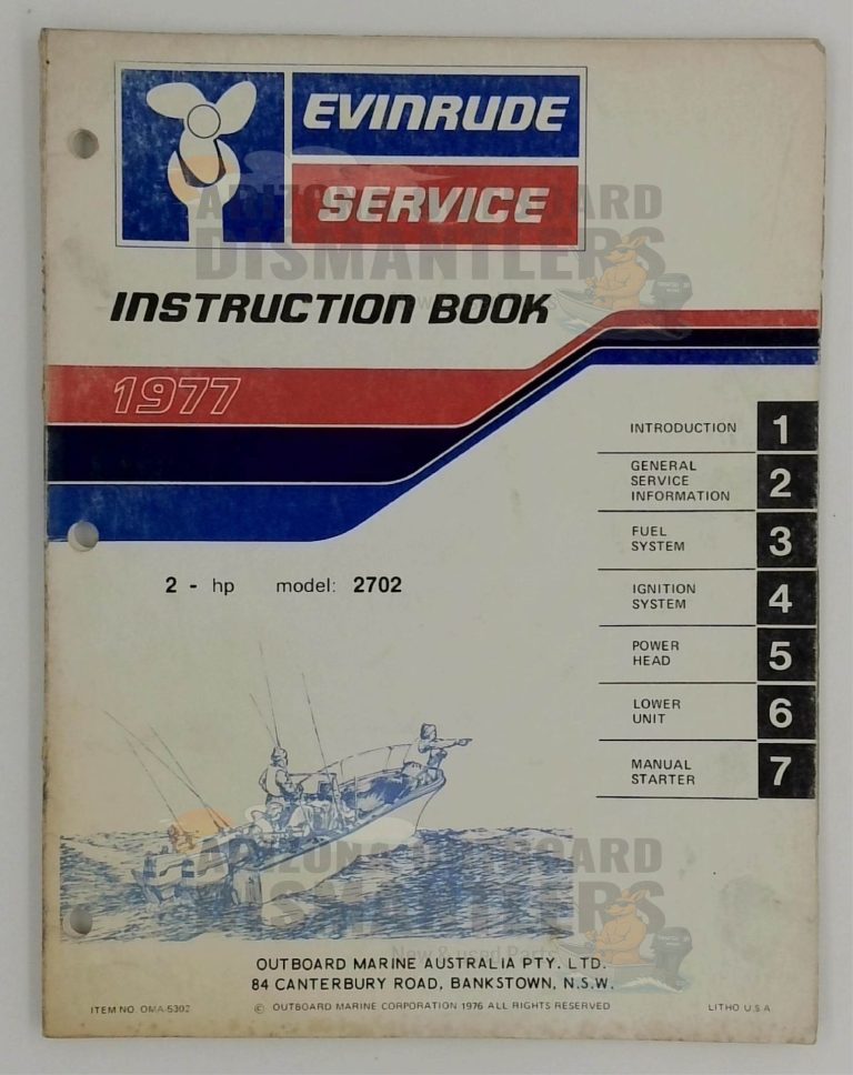 5302 – Evinrude Service Book 1977 2HP