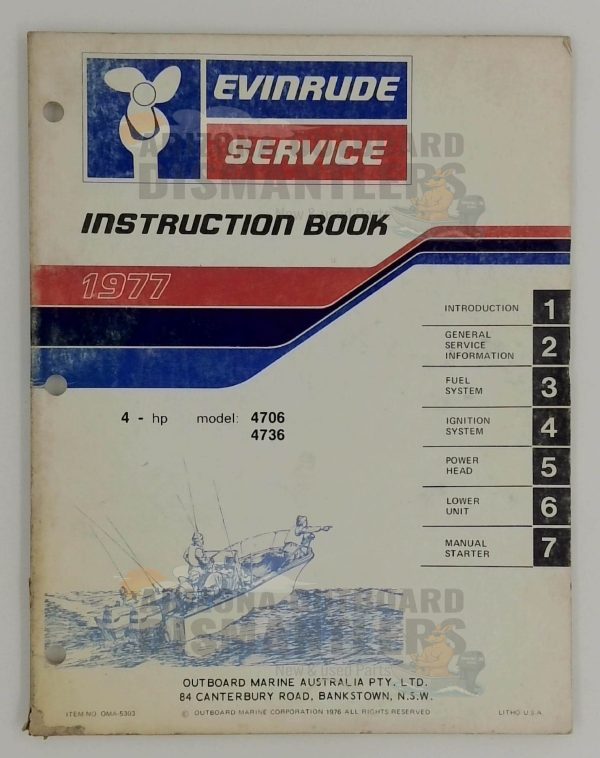 5303 – Evinrude Instruction Book 1977 4HP