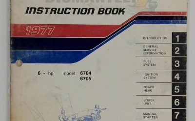 5304 Instruction Book – Evinrude 6HP 1977