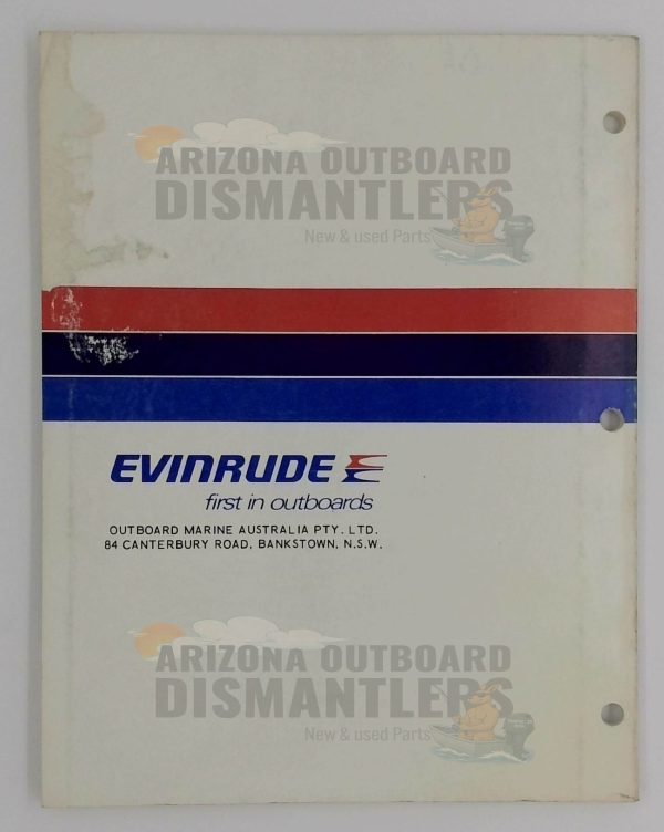 5304 Instruction Book – 1977 Evinrude 6 HP (Models 6704 & 6705) - Image 2
