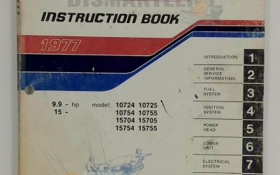 5305 – Evinrude Service Book 1977 9.9HP / 15HP