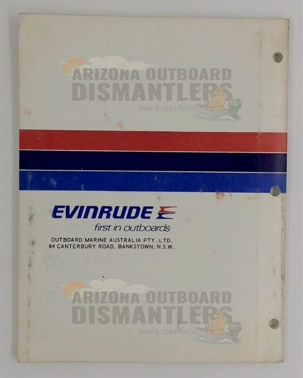 5307 Instruction Book – 1977 Evinrude 55 HP (Models 55772, 55773, 55742 & 55743) - Image 2