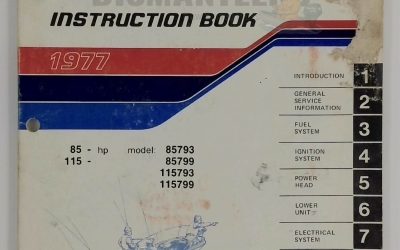 5309 Instruction Book – 1977 Evinrude 85–115 HP (Models 85793, 85799, 115793 & 115799)