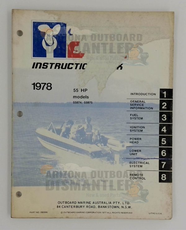 5396 Evinrude Service Manual – 1978 55HP