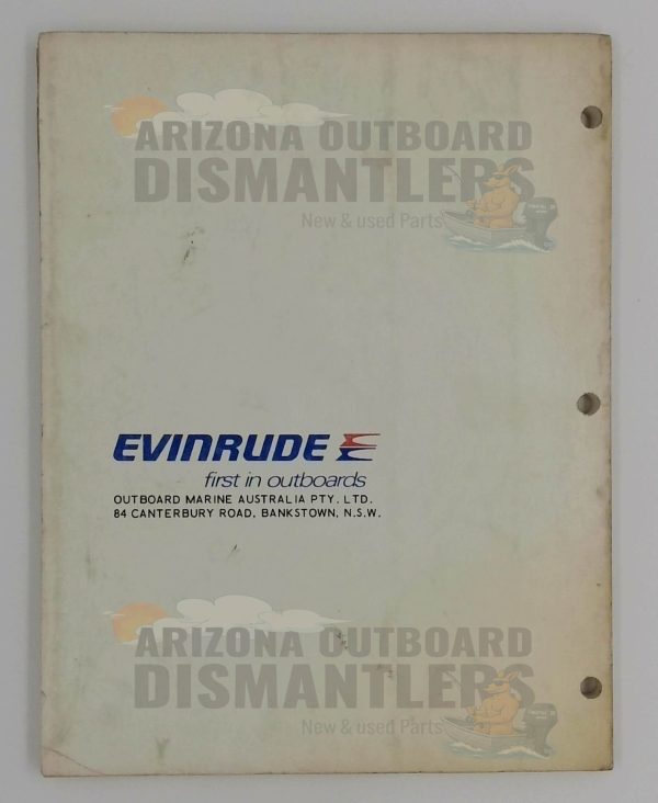 5397 Evinrude Service Manual – 1978 70HP & 75HP - Image 2
