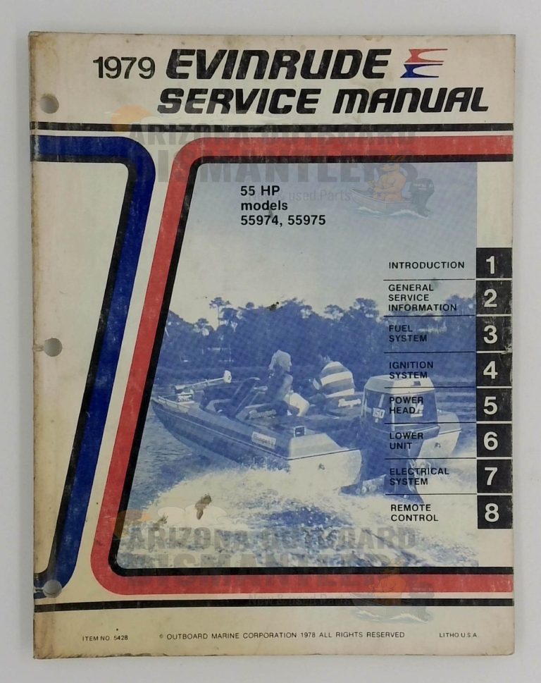 5428 – Evinrude Service Manual 1979 for 55HP