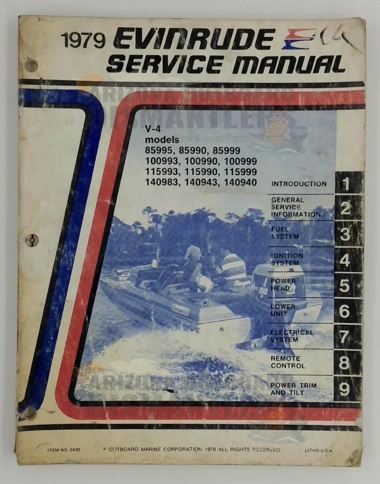 5430 – 1979 Evinrude Service Manual – V-4