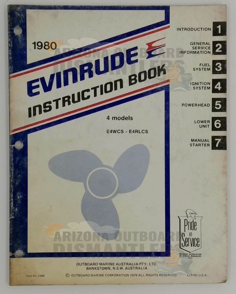 5488 – Evinrude Service Book 1980