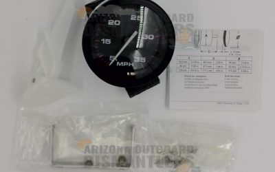 58342E Amega Domed Speedometer Kit