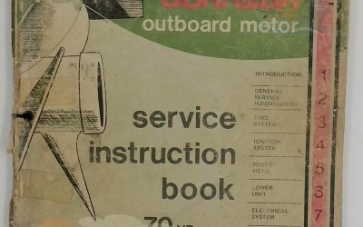 7409 – 70Hp 1974 Service Instruction book – Johnson