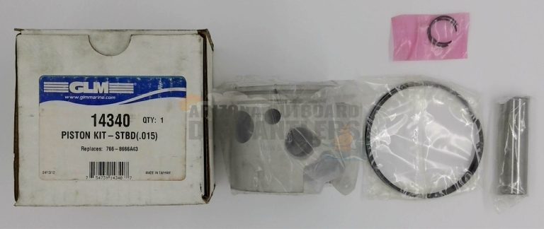 766-8666A43 – Mercury Starboard Piston Kit (.015 Oversize)