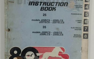 8007 – Instruction Book 25/25HP – Evinrude/Johnson