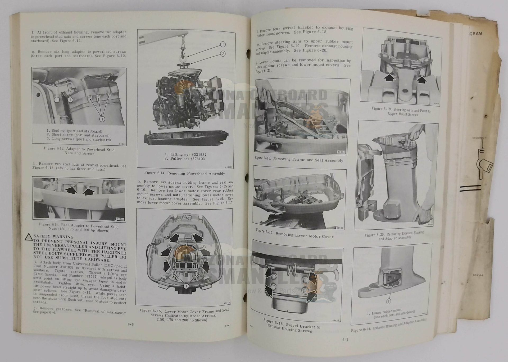 8011 – V6 Models 1980 Service Manual – Johnson - Image 2