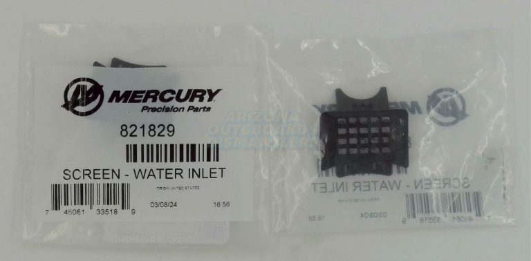 821829 Mercury Screen Water Inlet