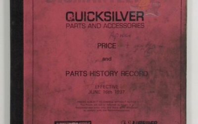 90-061697 Price & Parts History Record – Mercury Quicksilver