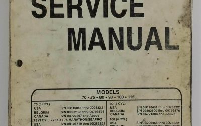 90-13645-2 Mercury Mariner Service Manual – 70 to 115 HP (1995 Edition)