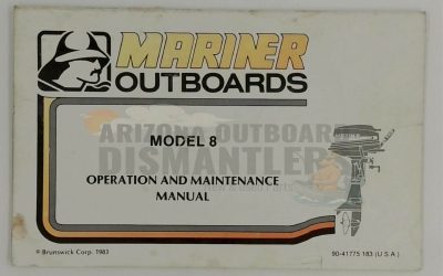 90-41775 Operation & Maintenance Manual – Mariner Model 8