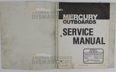 90-43509 – 18/20/25Hp Service Manual – Mercury