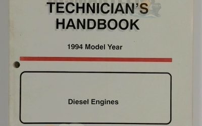 90-806536940 Technician’s Handbook – MerCruiser Diesel Engines (1994)