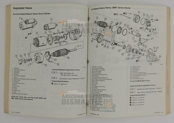 90-806536940 Technician’s Handbook – MerCruiser Diesel Engines (1994) - Image 3