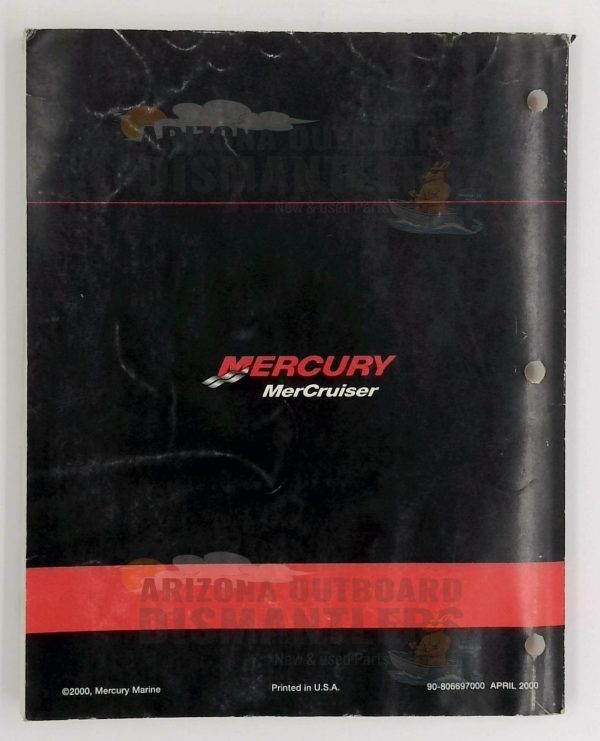 90-806697000 Product Applications Manual – 2000 Mercury MerCruiser Gasoline Sterndrive (MCM) Models - Image 2