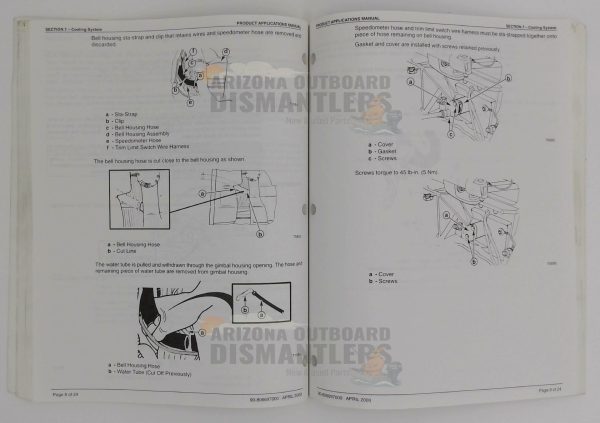 90-806697000 Product Applications Manual – 2000 Mercury MerCruiser Gasoline Sterndrive (MCM) Models - Image 3