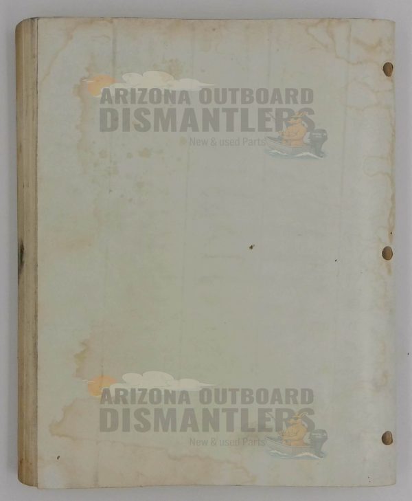 90-816981930 Technicians Handbook – Mercury Mariner Outboards (1993) - Image 2