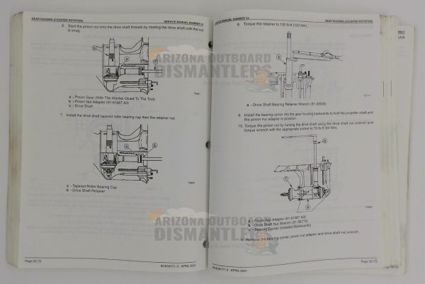 90-818177-3 Service Manual – MerCruiser Alpha One Gen II Stern Drive Units (#14, 2001) - Image 3