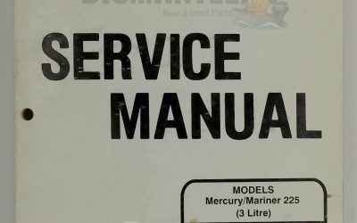 90-822900 Service Manual – 225HP (3 Liter) Mercury Mariner 1993
