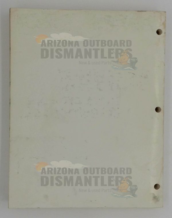 90-822900 Service Manual – 225HP (3 Liter) Mercury Mariner 1993 - Image 2
