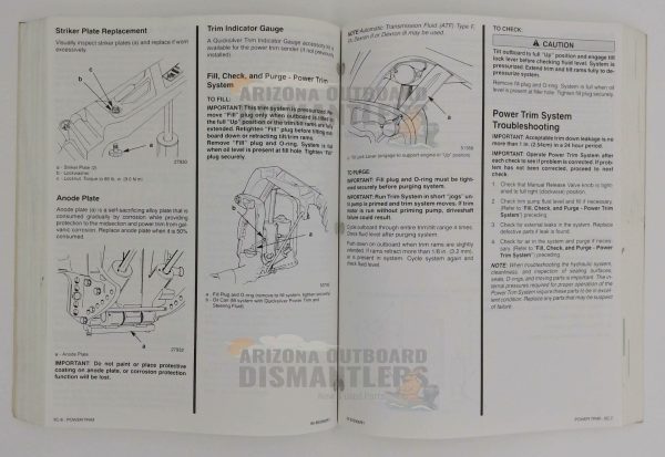 90-822900R1 Service Manual – Mercury/Mariner 225, 225 EFI, 250 EFI, 3.0L Marathon & SeaPro (1996) - Image 3