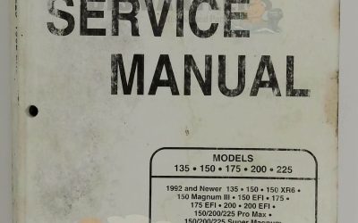 90-824052R2 Service Manual – Mercury Mariner 135-225HP (1997)