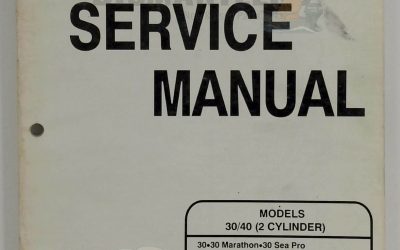 90-826148R1 Service Manual – Mercury/Mariner 30-40HP (2-Cylinder)