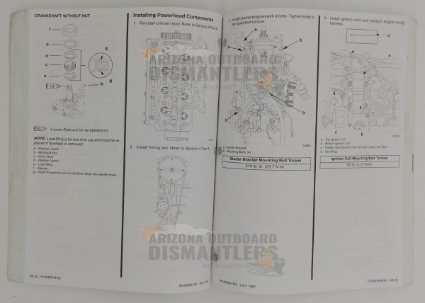 90-828631R2 – Mercury Mariner 40-50HP Bigfoot Service Manual 1997 (4-Stroke) - Image 3