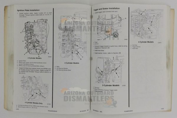 90-830234 Service Manual – Mariner/Mercury 75-125HP & Jet - Image 3