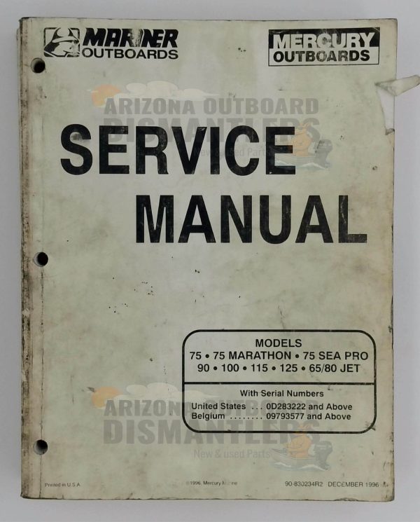 90-830234R2 Service Manual – Mariner Mercury Outboards