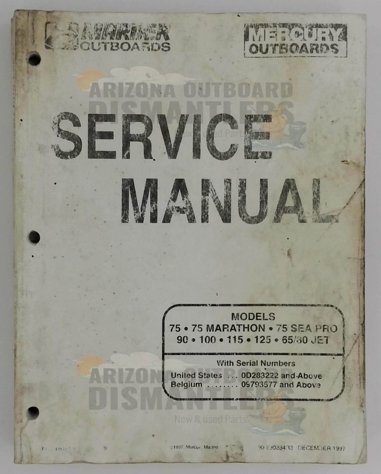 90-830234R3 – Mercury Mariner Service Manual 75–125HP (1997)