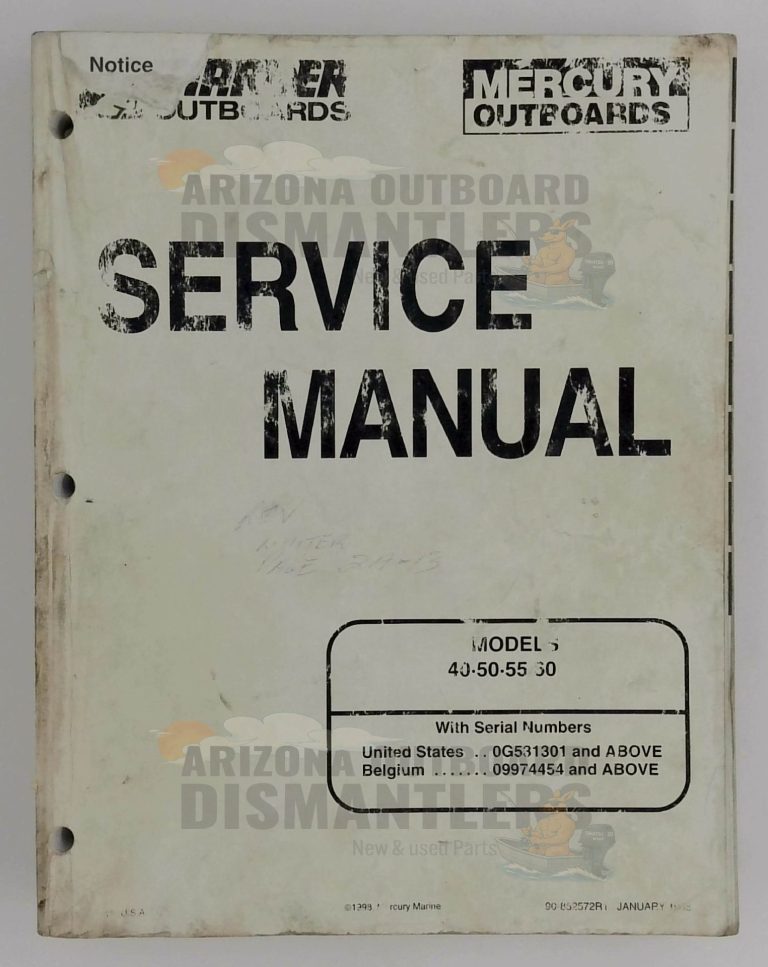 90-852572R1 – Mercury Mariner Service Manual 40–55HP (1998)