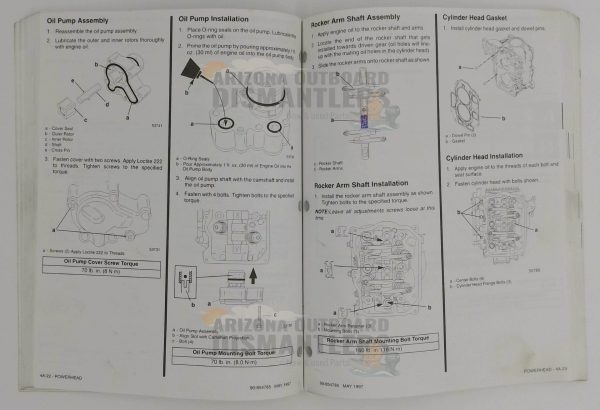 90-854785 Service Manual – Mariner 25HP 4-Stroke - Image 3